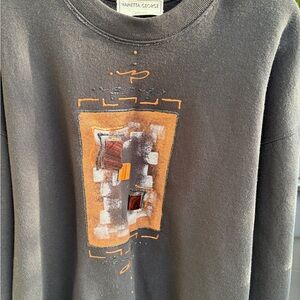 80s blackand Brown Women's Sweatshirt